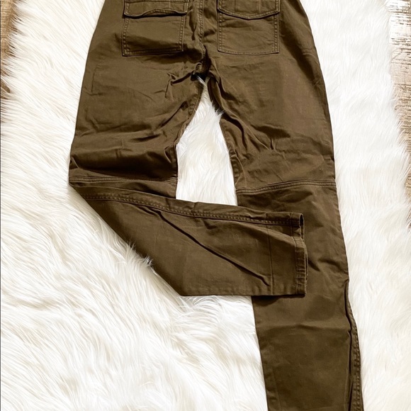 LOFT army olive green cargo pants 4 - Picture 4 of 6